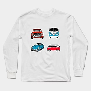 Retro Cars Long Sleeve T-Shirt